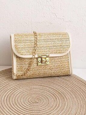 Woven Texture Trendy Bag Crossbody Bag Versatile Phone Wallet Easy Carry Boho